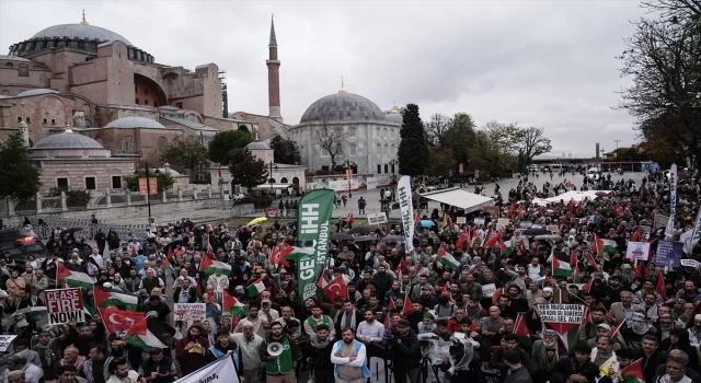 İHH’den Beyazıt Meydanı’ndan Ayasofya’ya ”Susmuyoruz” yürüyüşü