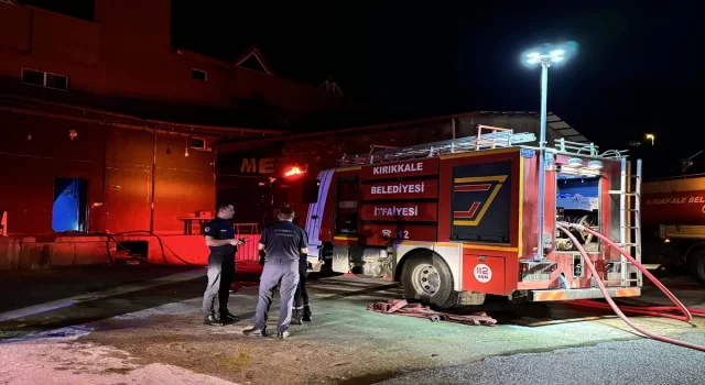 Kırıkkale’de tekstil atölyesinde çıkan yangın söndürüldü