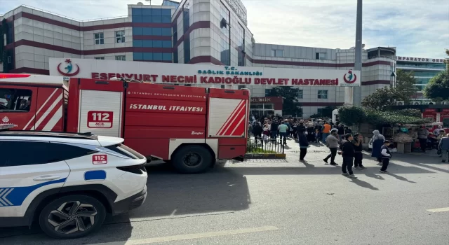 Esenyurt Necmi Kadıoğlu Devlet Hastanesi’nde çıkan yangın söndürüldü