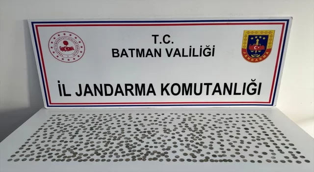 Batman’da tarihi eser kaçakçılığı operasyonunda 640 sikke ele geçirildi