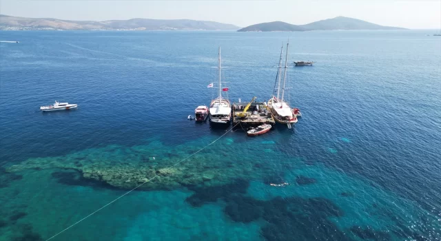 Bodrum’da Blue Exile Art Project Sualtı Parkı’nın 2. etabı açıldı