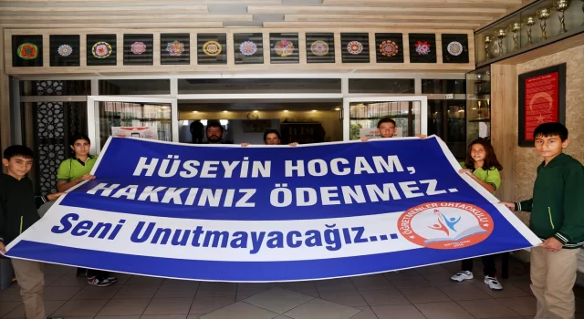 Malatya’da 42 yıllık öğretmene duygulandıran veda