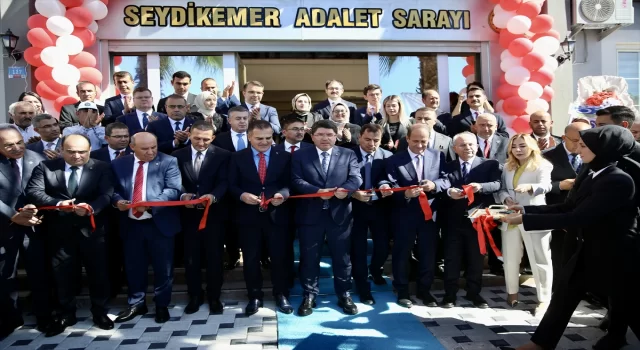 Adalet Bakanı Tunç, Seydikemer Adalet Sarayı’nın açılışında konuştu: