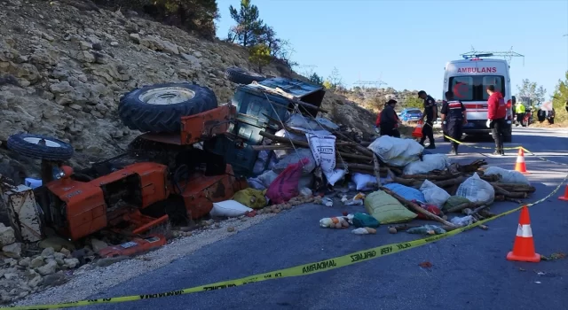 Mersin’de traktörün devrilmesi sonucu 1 kişi öldü