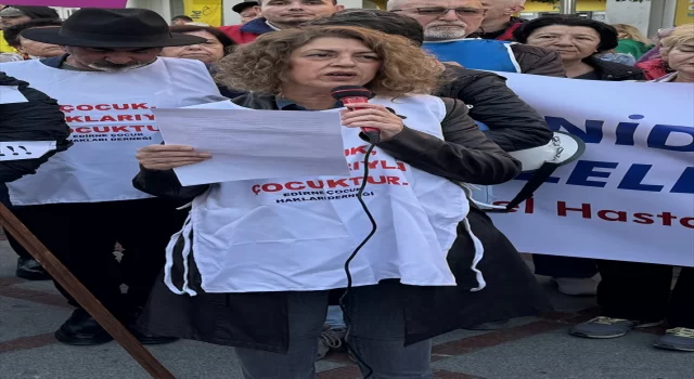 Edirne’de ”Yenidoğan çetesi” protesto edildi