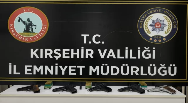 Kırşehir’de yasa dışı silah ticareti operasyonu