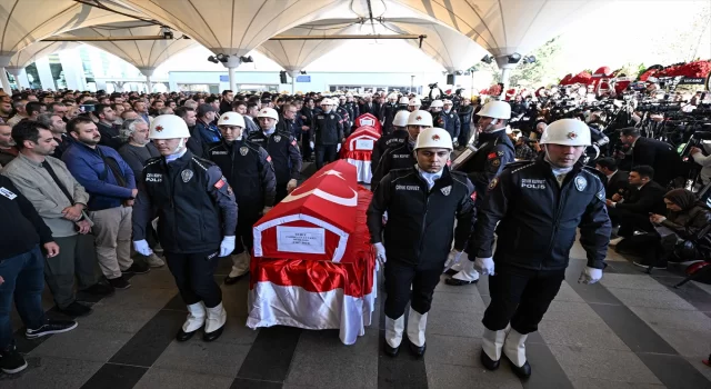 TUSAŞ çalışanı 3 şehit son yolculuğuna uğurlandı