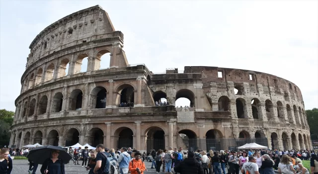 Roma’nın simge yapısı Kolezyum’da ”Göbeklitepe” sergisi açıldı