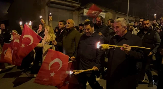 Kars ve Ağrı’da fener alayı düzenlendi