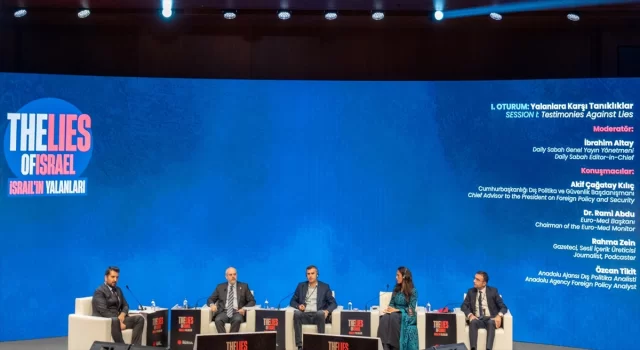 Ankara’da ”İsrail’in Yalanları” başlıklı panel düzenlendi