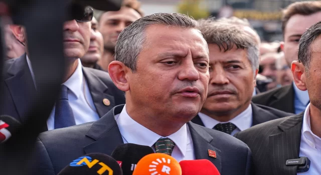 CHP Genel Başkanı Özgür Özel MYK toplantısı için Esenyurt’ta