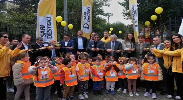 Sarıyer’de çocuk parkına ”Sarı Destek Oyun Alanı” yapıldı