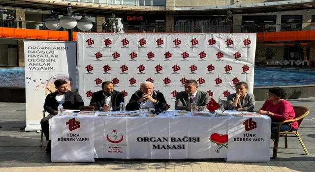 Türk Böbrek Vakfı düzenlediği etkinlikle organ bağışının önemine dikkati çekti