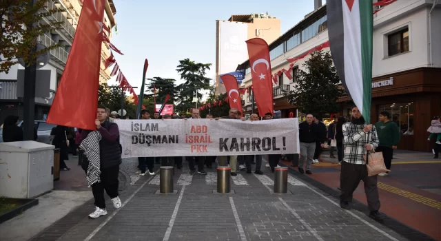 Trabzon’da Filistin’e destek yürüyüşü yapıldı