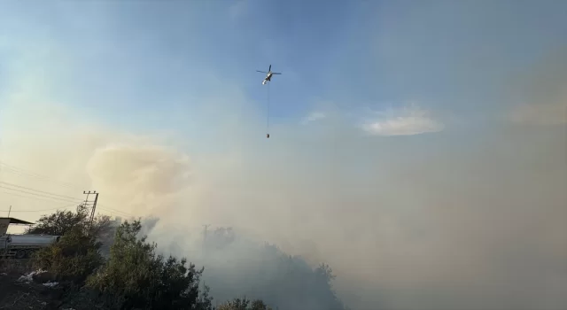 GÜNCELLEME 2  Hatay’da çıkan orman yangını söndürülmeye çalışılıyor