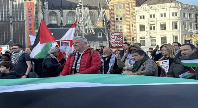 Filistin’in işgaline zemin hazırlayan Balfour Deklarasyonu, Hollanda’da protesto edildi