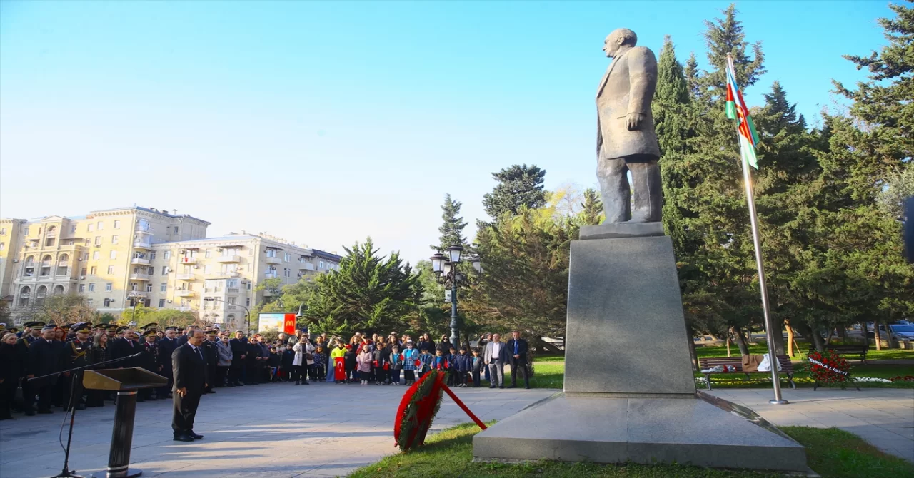 Büyük Önder Atatürk ebediyete intikalinin 86. yılında Azerbaycan’da anıldı