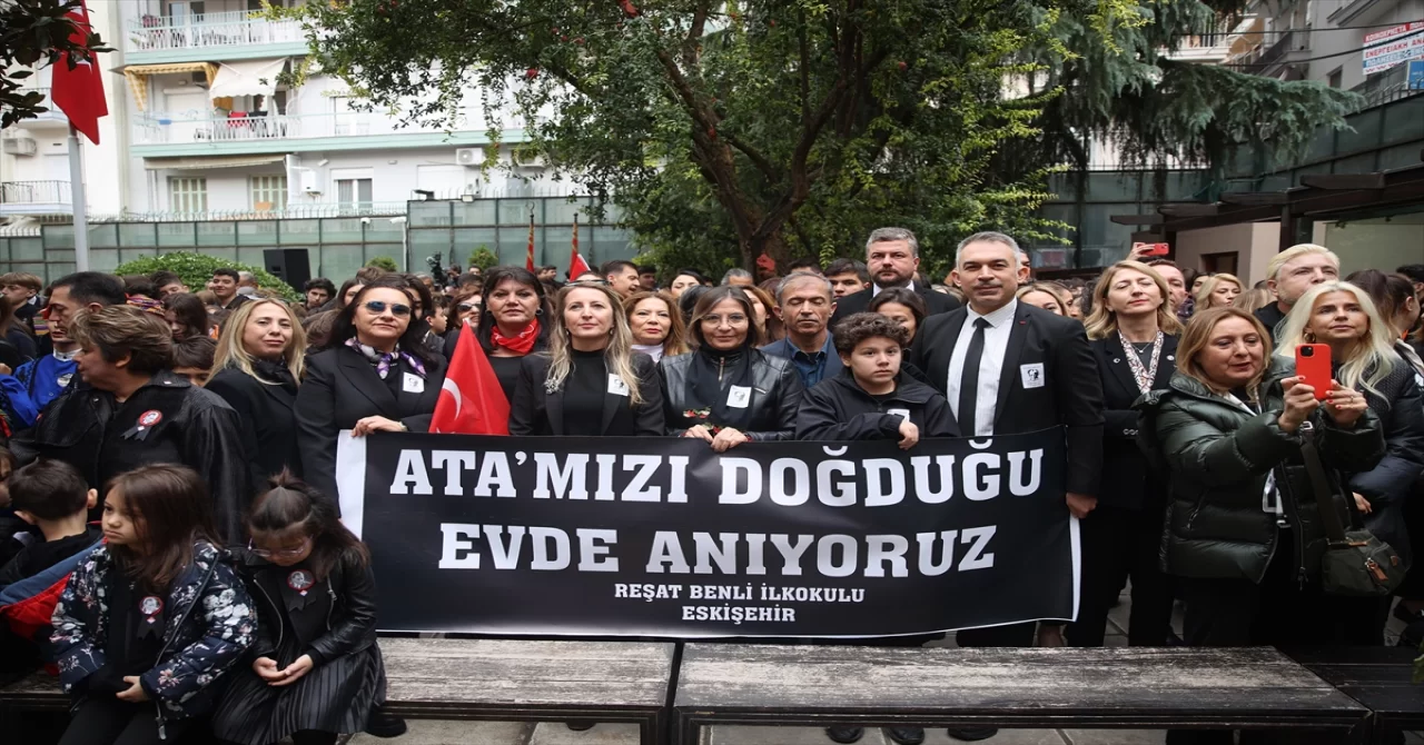 Büyük Önder Atatürk Selanik’teki doğduğu evde anıldı