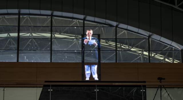 Büyük Önder Atatürk, İstanbul Sabiha Gökçen Havalimanı’nda özel hologram izletisiyle anıldı