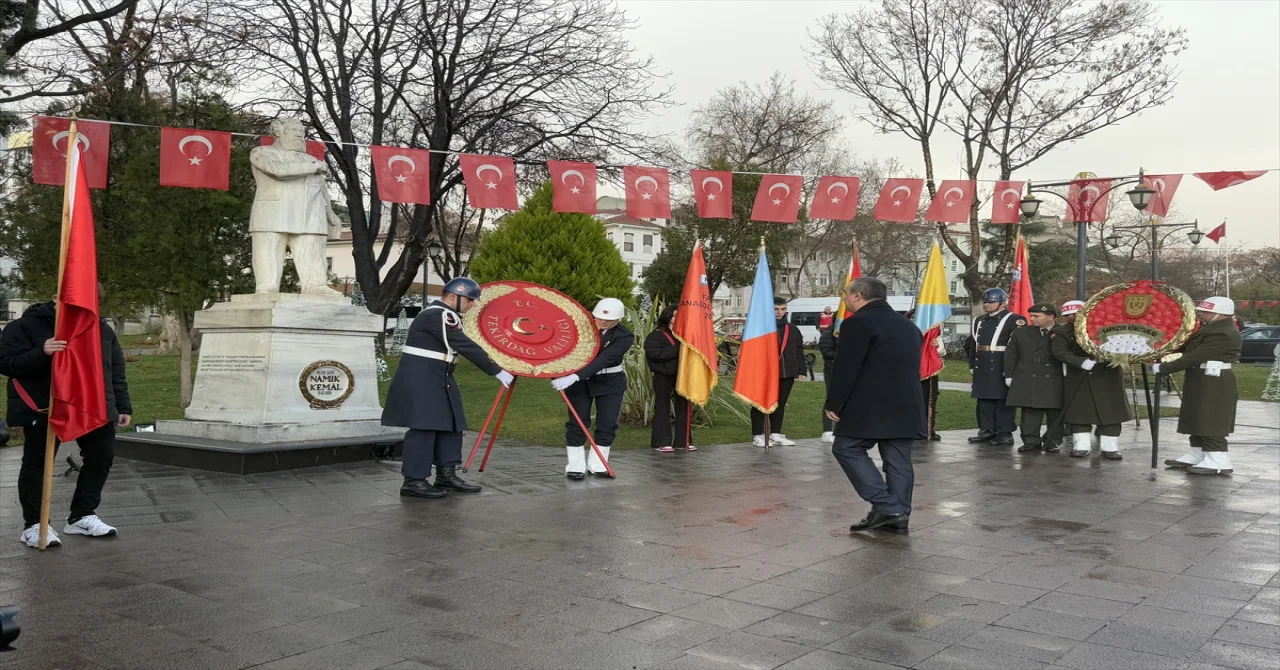 ”Vatan Şairi” Namık Kemal Tekirdağ’da anıldı