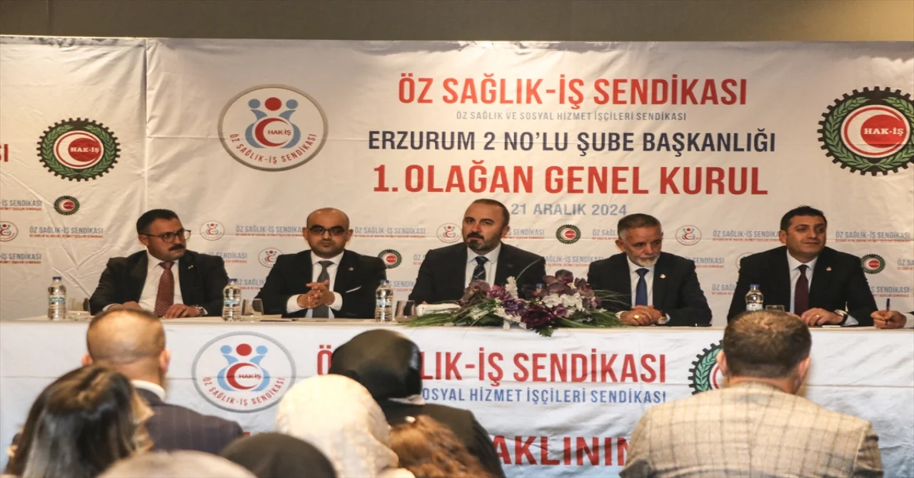 Öz Sağlıkİş Sendikası Erzurum 2 No’lu Şube Başkanlığına Oktay Bağaçlı seçildi