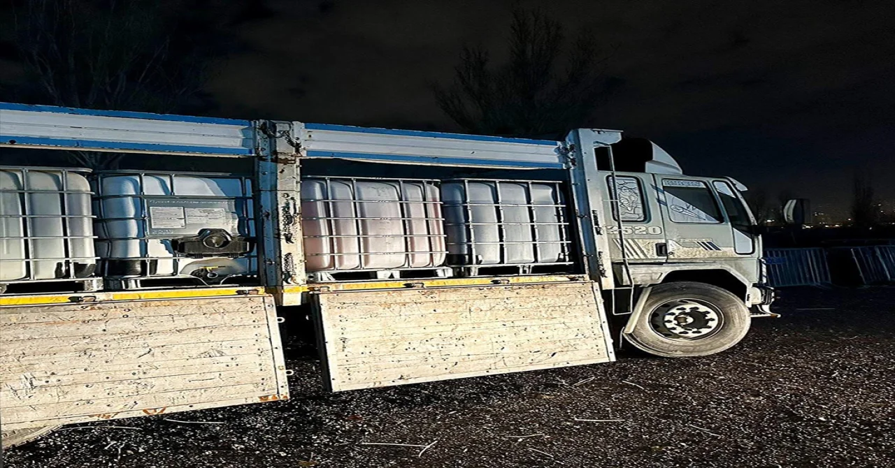 Ankara’da 8 bin litre kaçak içki ele geçirildi