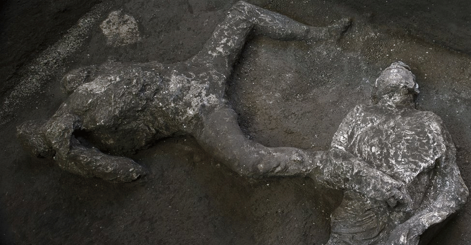 Pompeii halkı, Vezüv Yanardağı patladıktan sonra 15 dakika içinde öldü