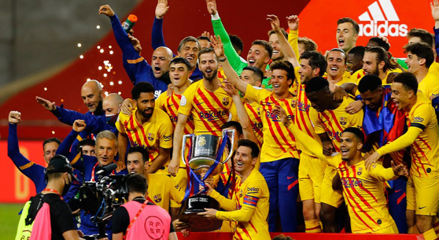 İspanya Kral Kupası Barcelona'nın! Maçın adamı Messi
