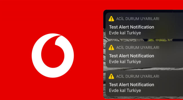 Vodafone, ''Evde Kal Türkiye'' acil durum bildirimi ...