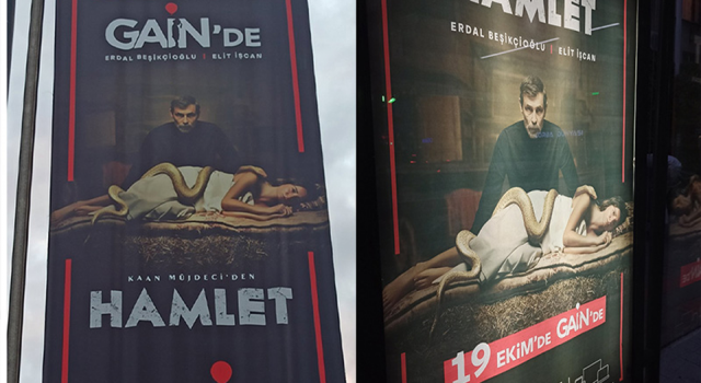 ''Hamlet'' dizisinin afişi sansürlendi