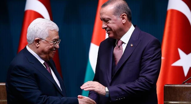 Cumhurbaşkanı Erdoğan, Filistin Devlet Başkanı Abbas ile telefonda görüştü