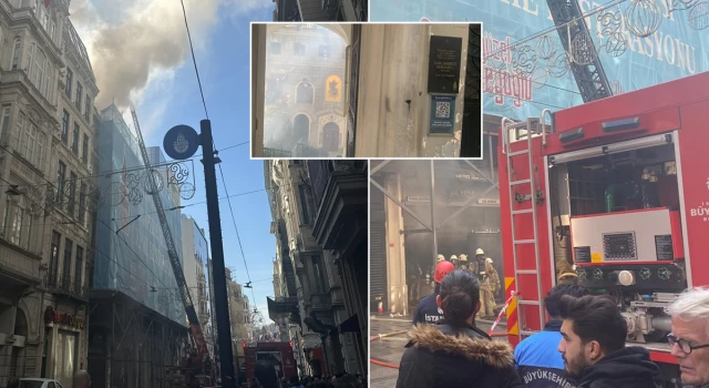 İstiklal Caddesi'nde bir restoranda çıkan yangın söndürüldü