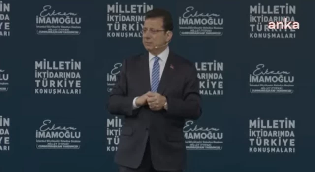 İmamoğlu: Ülkeyi kimlerin yöneteceğine değil, ülkenin nasıl yönetileceğine karar vereceksiniz