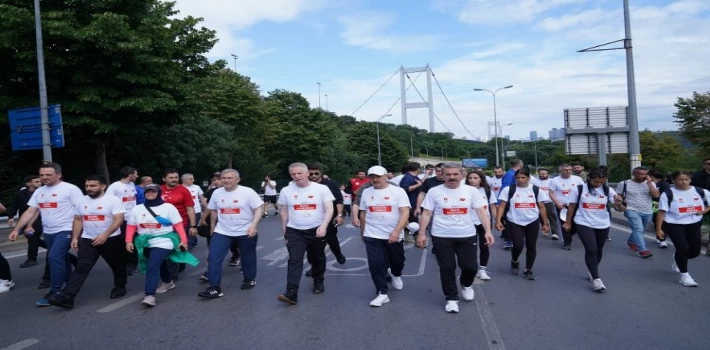 15 Temmuz şehitlerine İstanbul’da ’Vatan Koşu’lu anma