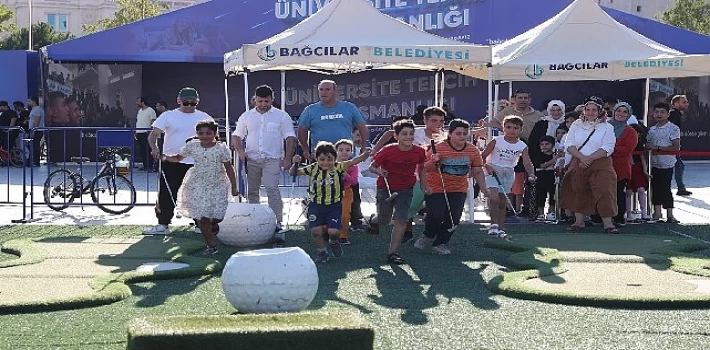 Bağcılarlılar Mini Golf keyfi yaşıyor