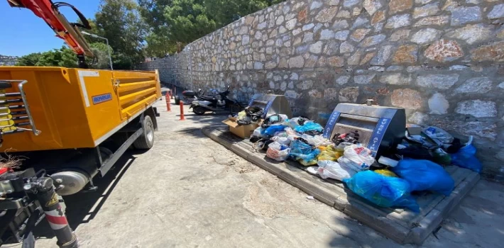 Bodrum’da 7 bin tona yakın atık toplandı