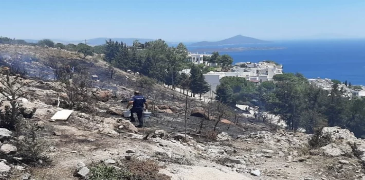 Bodrum’daki peşi sıra yangınlar destek ekipleriyle kontrol altında