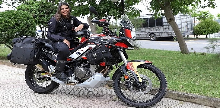 Gülşah Merve Yüksel Motosikletiyle Dünya Turuna Başladı!