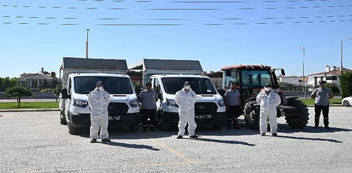 Selçuklu’da haşere ilaçlaması sürüyor