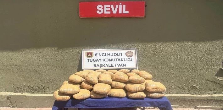 Van’da 130 kilogram toz esrar ele geçirildi