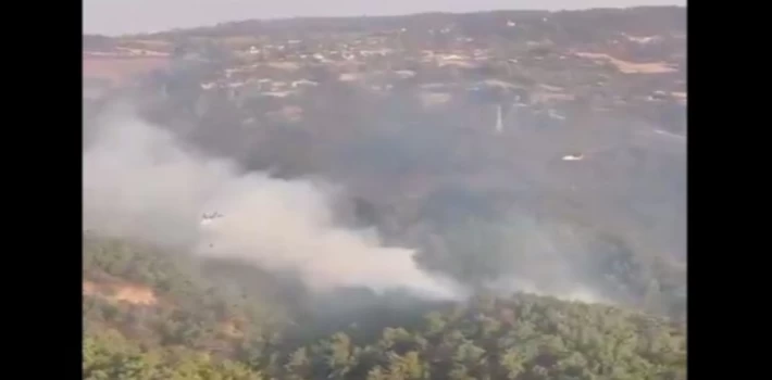 Çanakkale’deki yangında son durum... Çanakkele’de tedbir amaçlı kara ve deniz ulaşımı kapalı