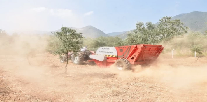 Manisa’nın taşlı arazileri verimli tarlalara dönüşüyor