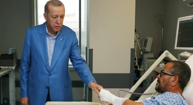 Cumhurbaşkanı Erdoğan'dan Sabancı çiftine hastanede ziyaret