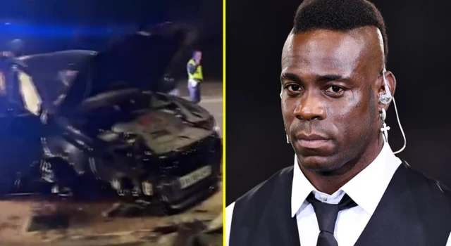 Mario Balotelli trafik kazası geçirdi!