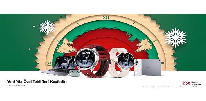 HUAWEI yeni yılı sürpriz indirim ve fırsatlarla karşılıyor