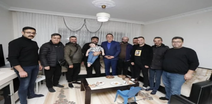 Nevşehir’de SMA hastası Yusuf Eren’e sürpriz doğum günü