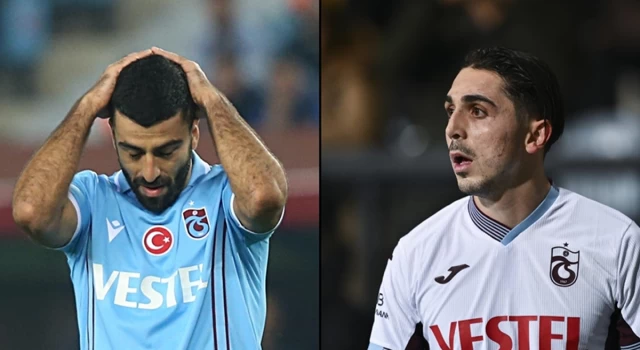 Trabzonspor'da Abdülkadir Ömür ve Umut Bozok kadro dışı bırakıldı