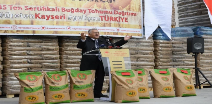 Kayseri tarımda Başkan Büyükkılıç’ın desteği ile yükseliyor