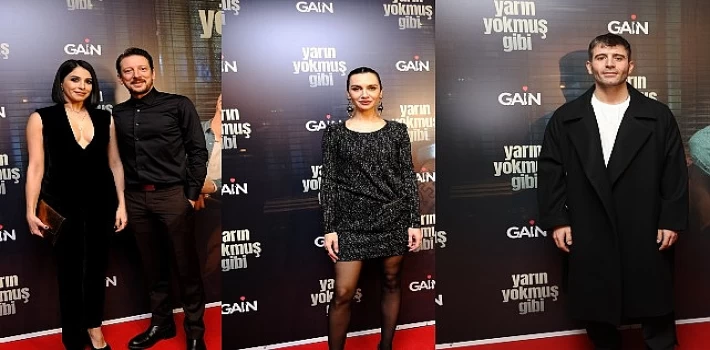 Tûba Büyüküstün ve Halit Ergenç’i buluşturan “Yarın Yokmuş Gibi” dizisine muhteşem gala