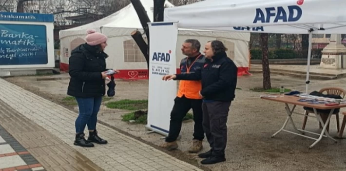 AFAD depreme karşı bilgilendirdi